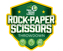 Rock Paper Scissors Throwdown Logo